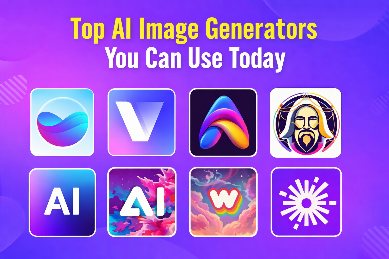 Top AI Image Generators You Can Use Today